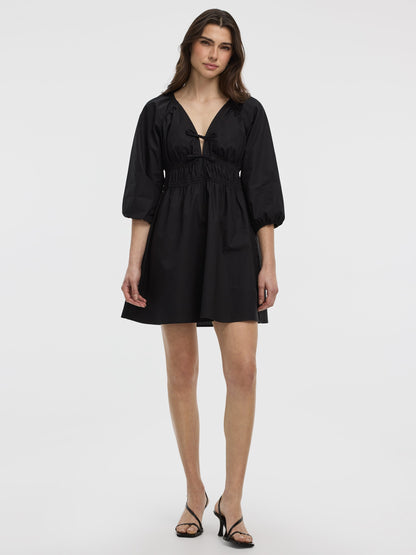 V-Neck Mini Dress